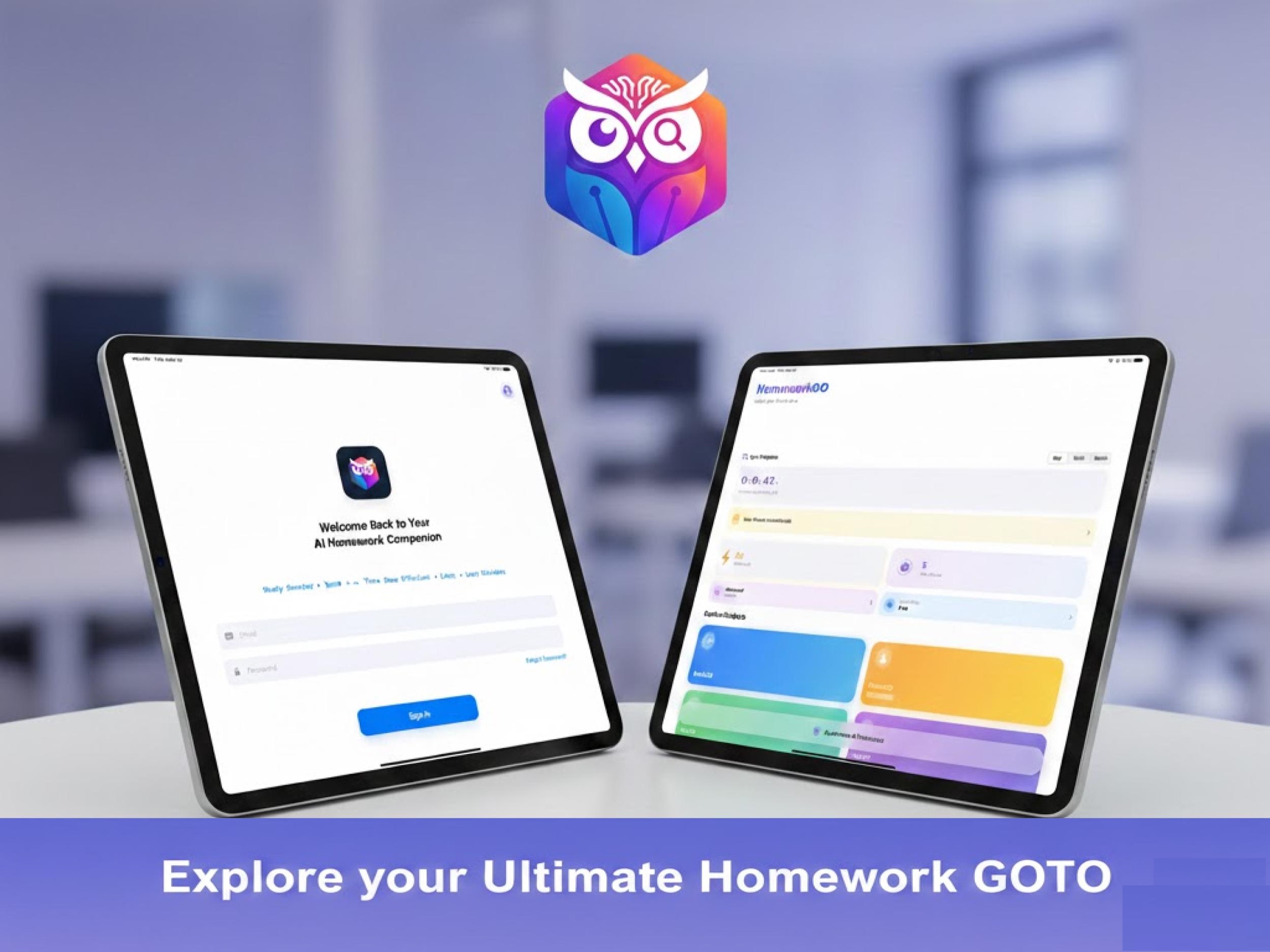 HomeworkGO iPad Home